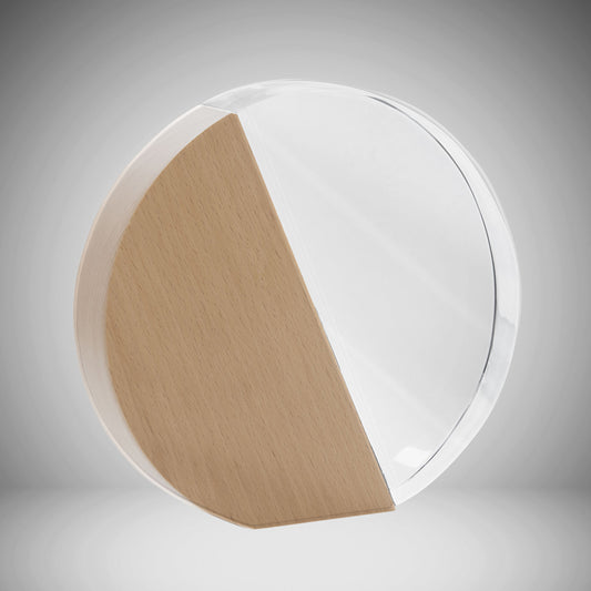 Crystal/Timber Circle-Light Timber