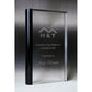 Crystal-Vertical Single Edged Curved Block