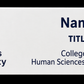 Flinders Uni Name Badge