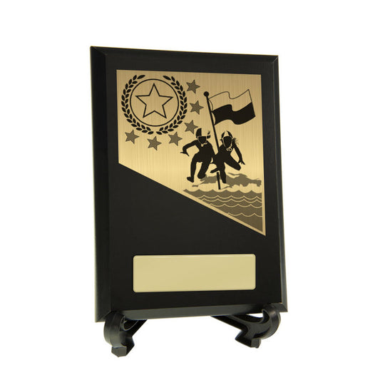 Plaque with Lifesaving Trim
