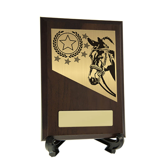 Plaque with Horse Trim
