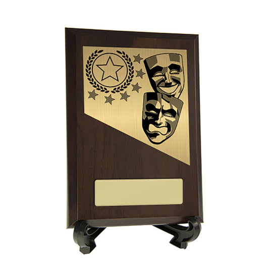 Plaque with Drama Trim