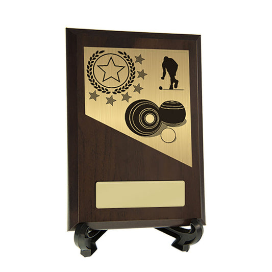 Plaque with Lawn Bowls Trim
