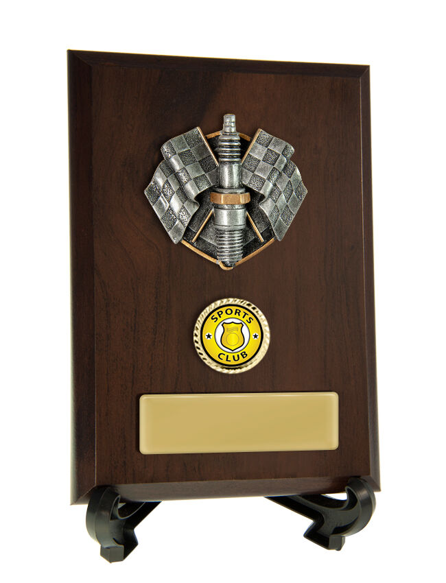 Plaque with Motorsports Trim