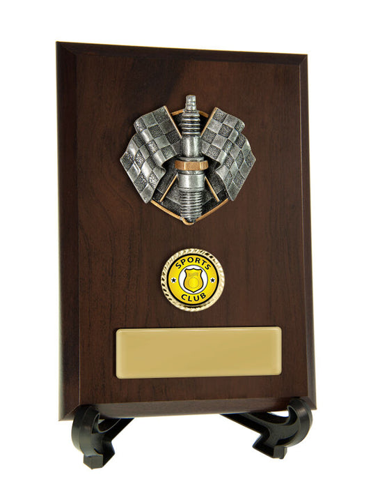 Plaque with Motorsports Trim