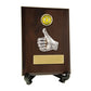 Plaque with Thumbs Up Trim