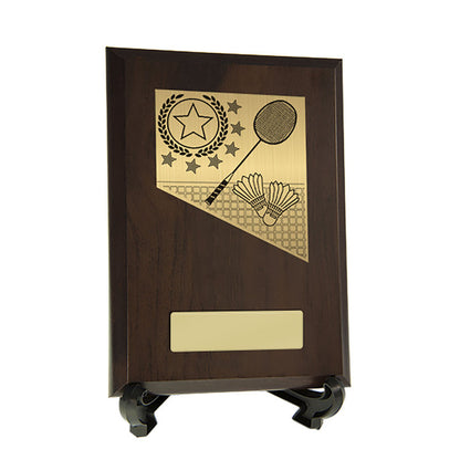 Badminton Theme on Plaque