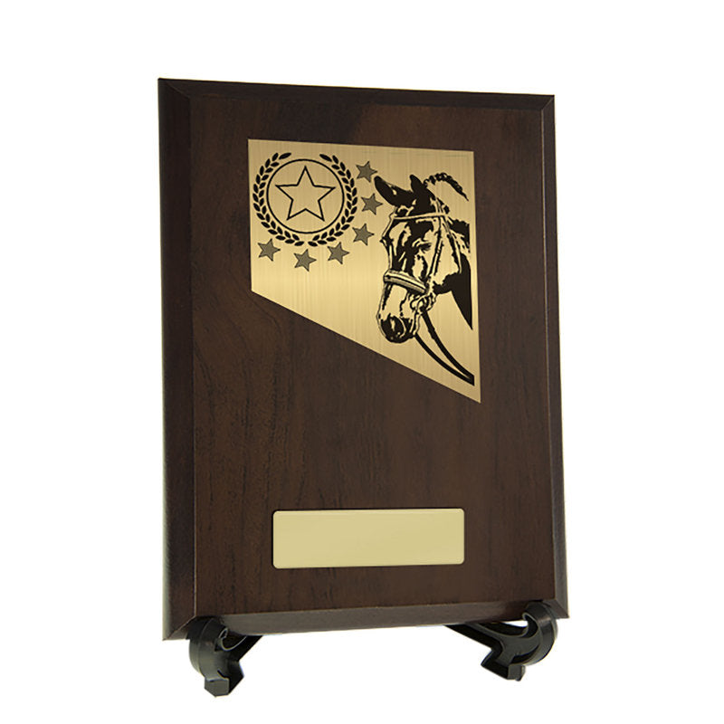 Plaque with Horse Trim