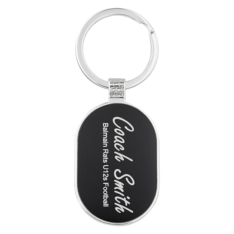 Oval Keychain