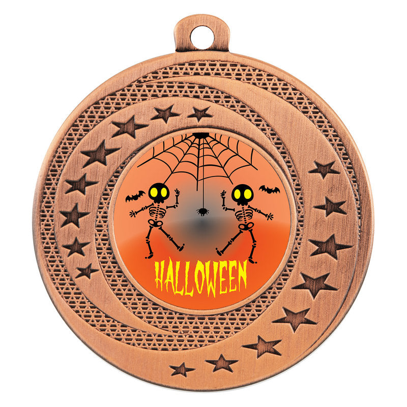 Medal - Halloween Skeletons