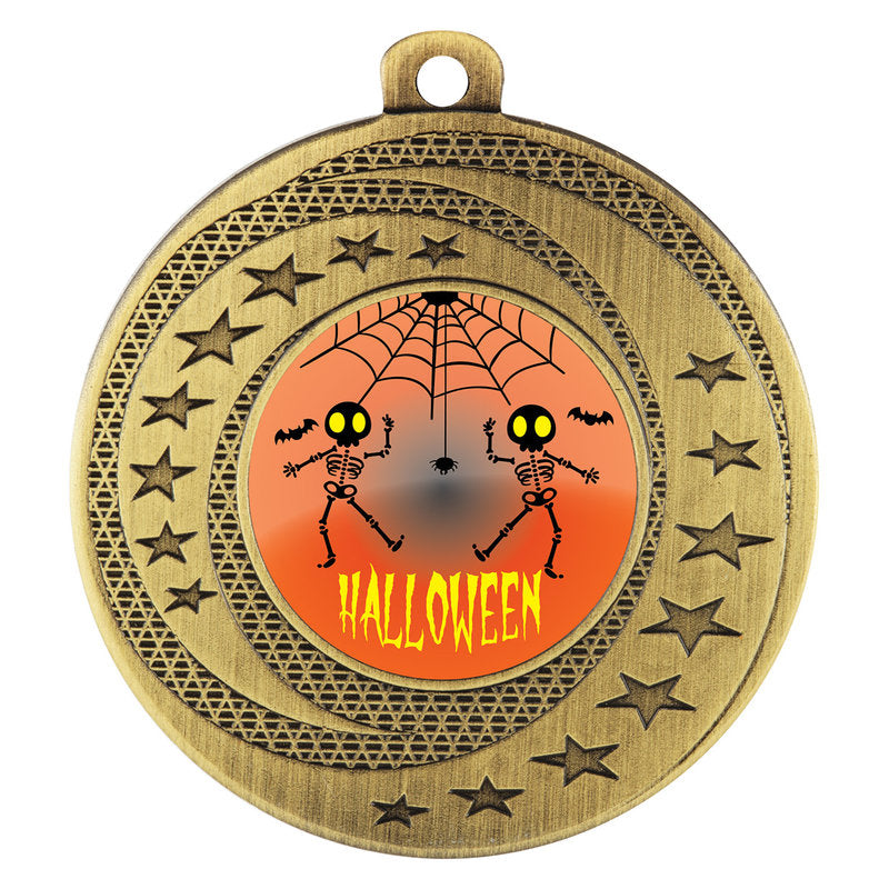 Medal - Halloween Skeletons