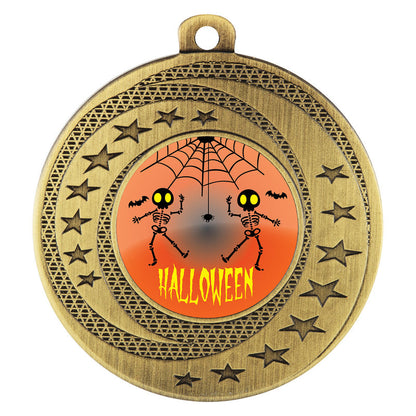 Medal - Halloween Skeletons