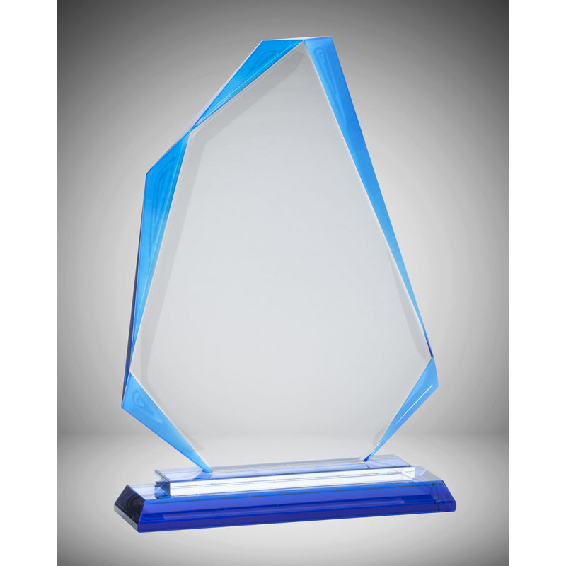 Blue Edged Glass Sail