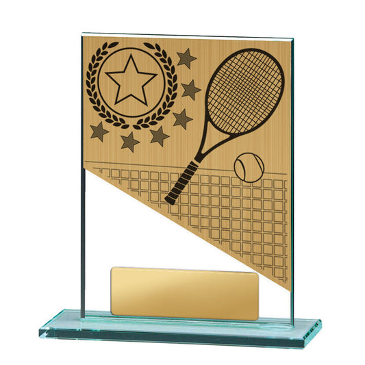 Tennis Theme on Glass
