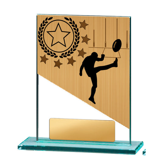 Aussie Rules Theme on Glass