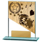 Poker Theme on Glass