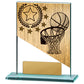 Basketball Theme on Glass