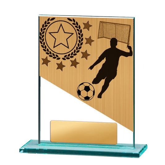 Football Theme on Glass