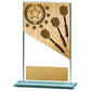 Darts Theme on Glass