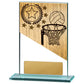 Netball Theme on Glass