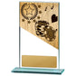 Poker Theme on Glass
