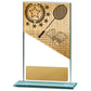 Badminton Theme on Glass