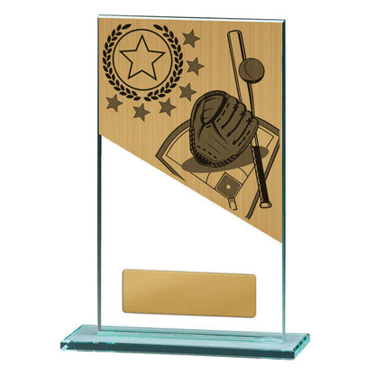 Baseball Theme on Glass
