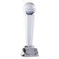 Crystal Basketball on Stand