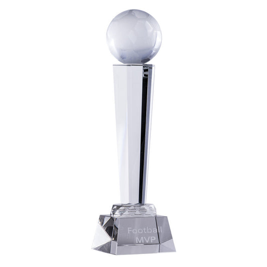 Crystal Soccer Ball on Stand