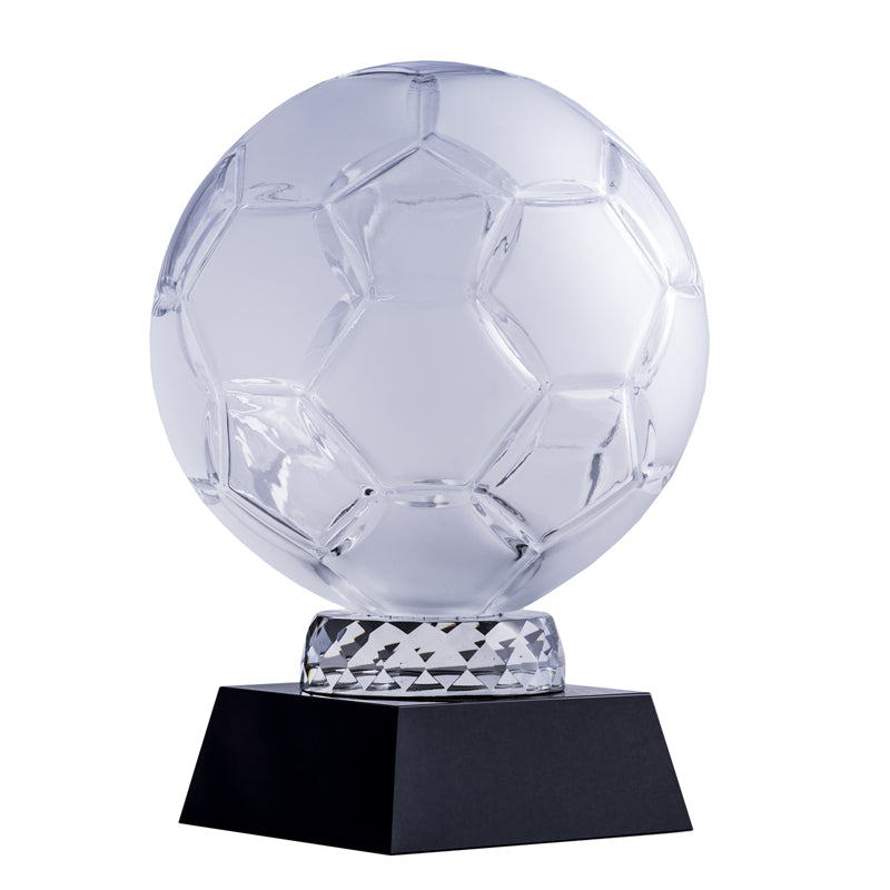 Crystal Soccer Ball on Stand