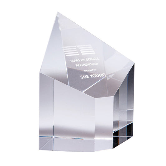 Crystal Clarity Series- 5 sided squat cube