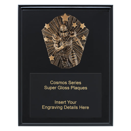 Cosmos Super Plaque - American Football