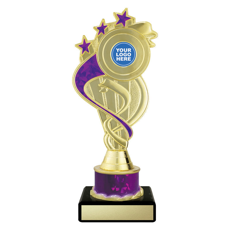 Purple Ribbon Star