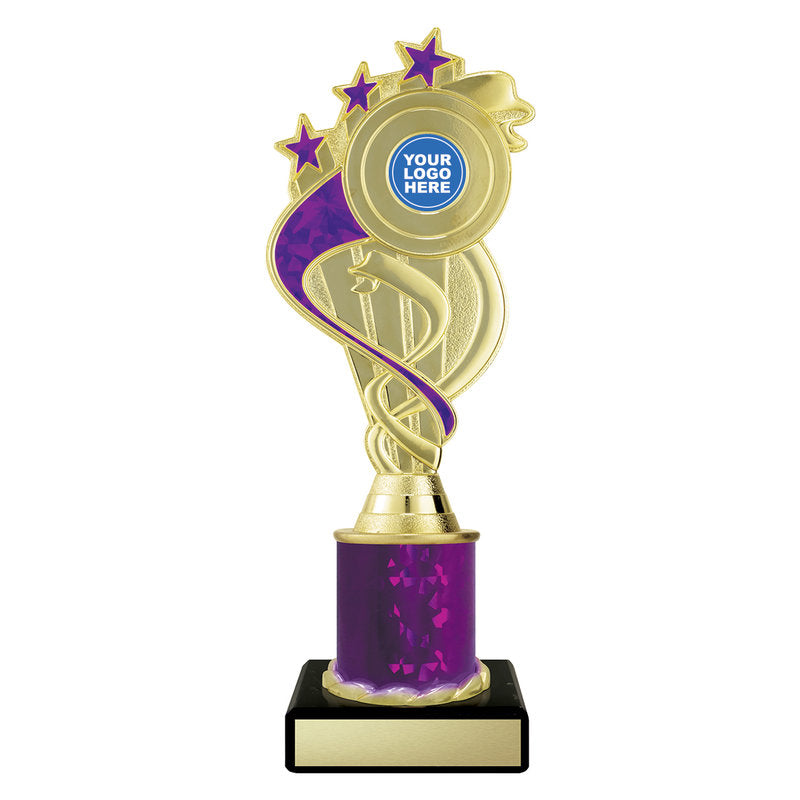 Purple Ribbon Star