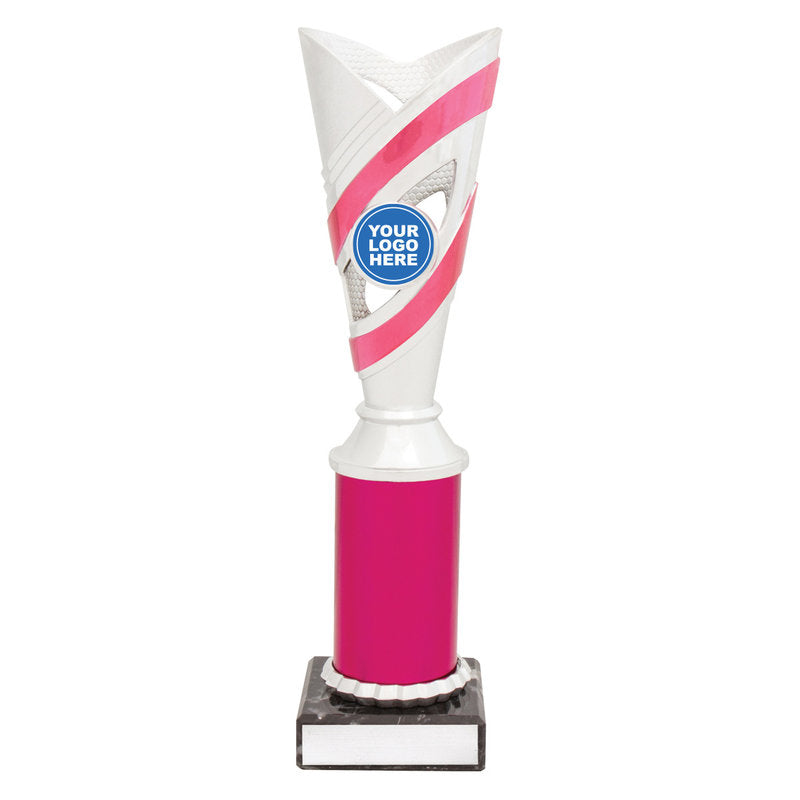 Curve Cups - Silver / Pink