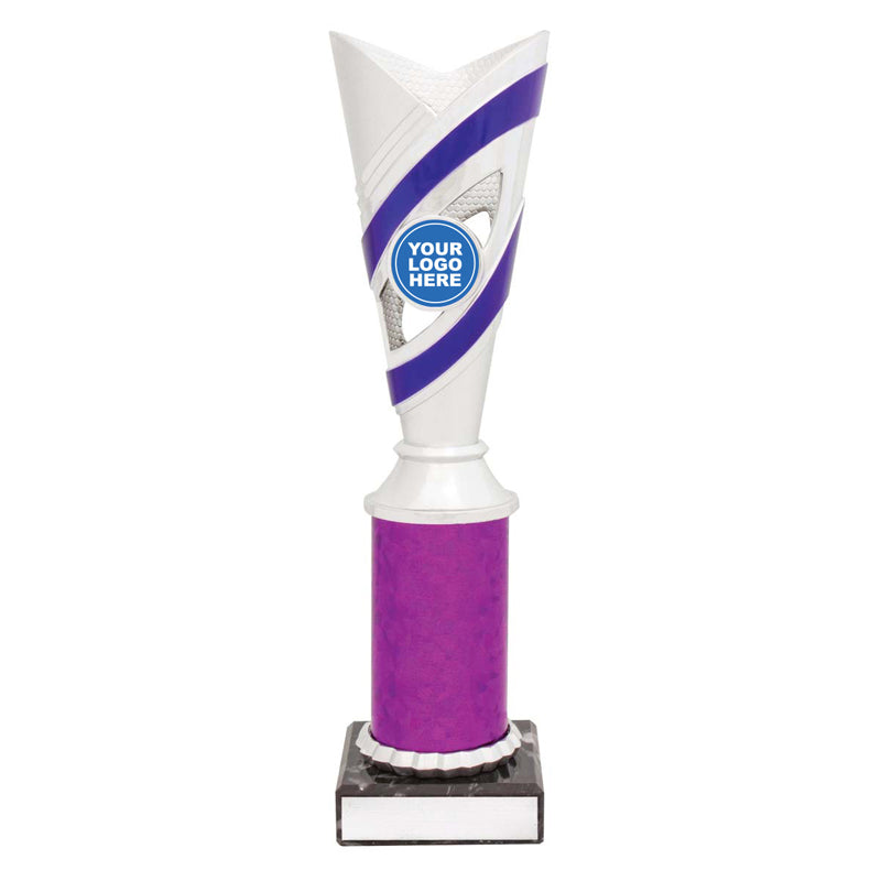 Curve Cups - Silver / Purple