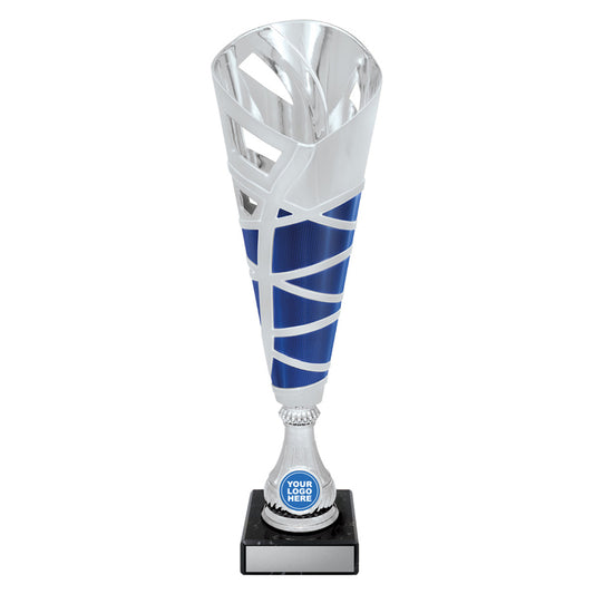 Hex Cup - Silver / Blue