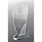 Designer Sandblasted Glass - Wedge
