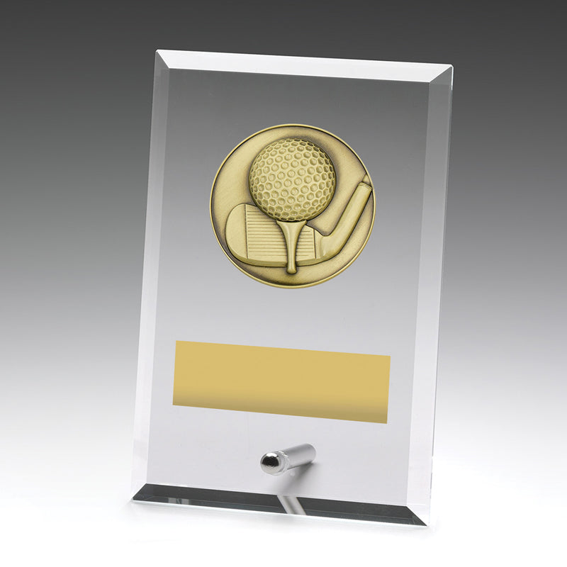 Glass Plaques - Golf