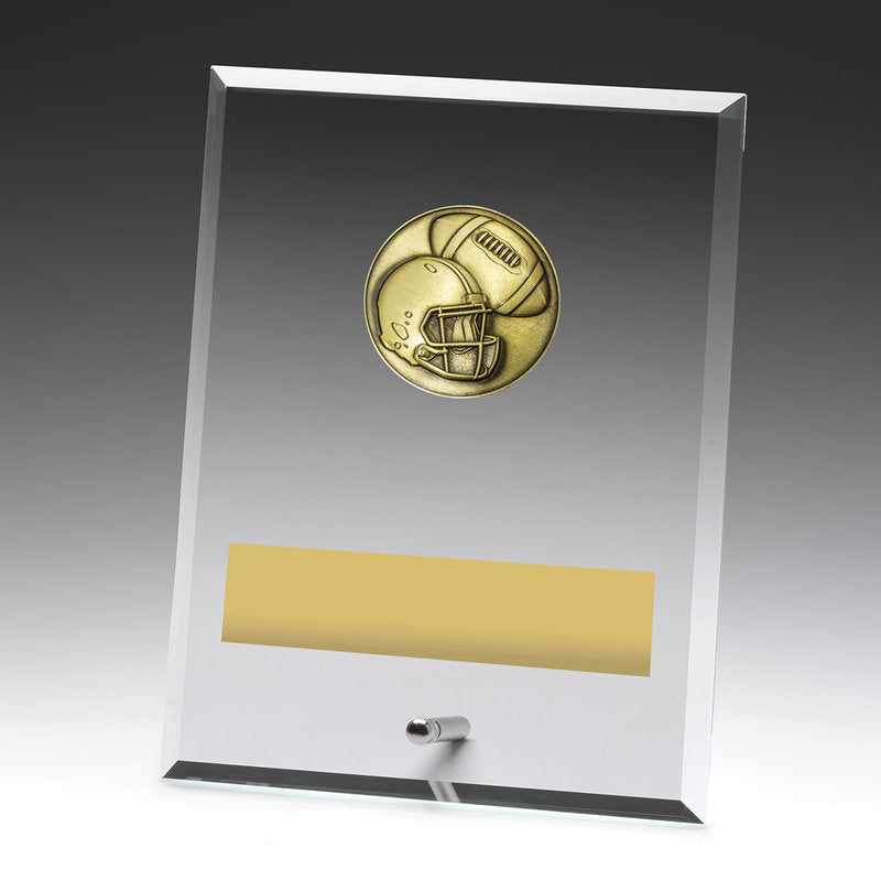 Glass Plaques - American Football