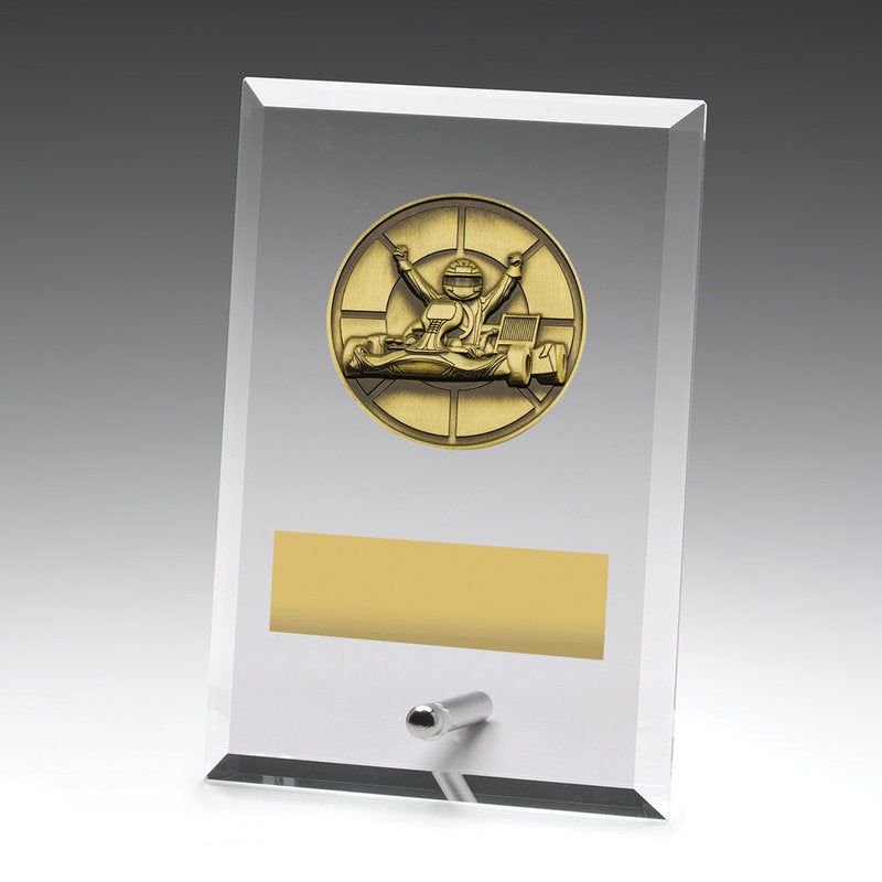 Glass Plaques - Go Kart