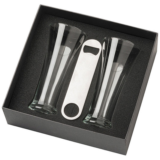 Two Piece Pilsner Glass
