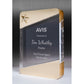 Golden Glow Acrylic Rounded Rectangle