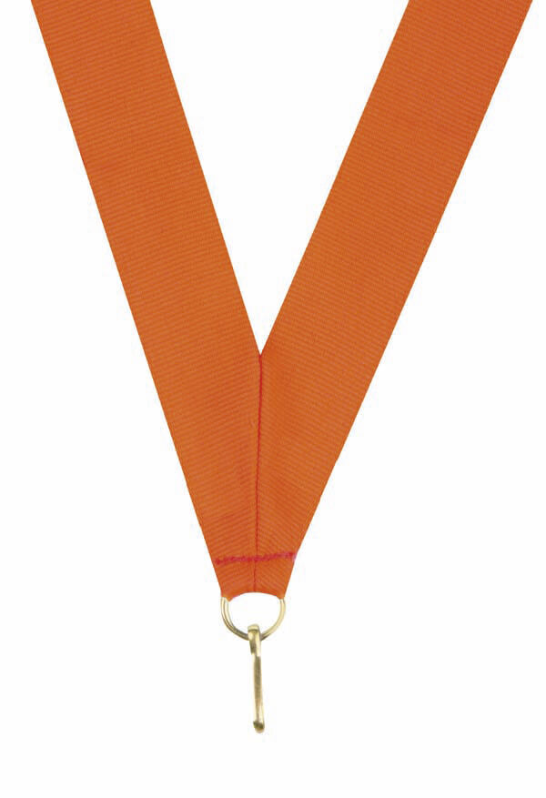 Fluoro-Neon Orange Ribbon