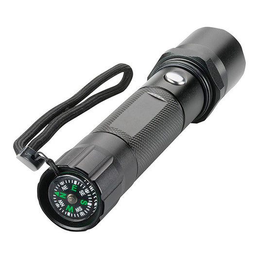 Aluminium Trekk torch with compass