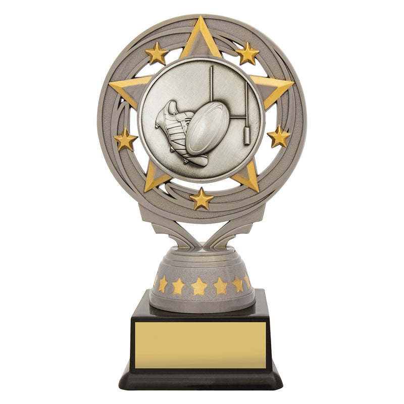Silver Rugby Torch