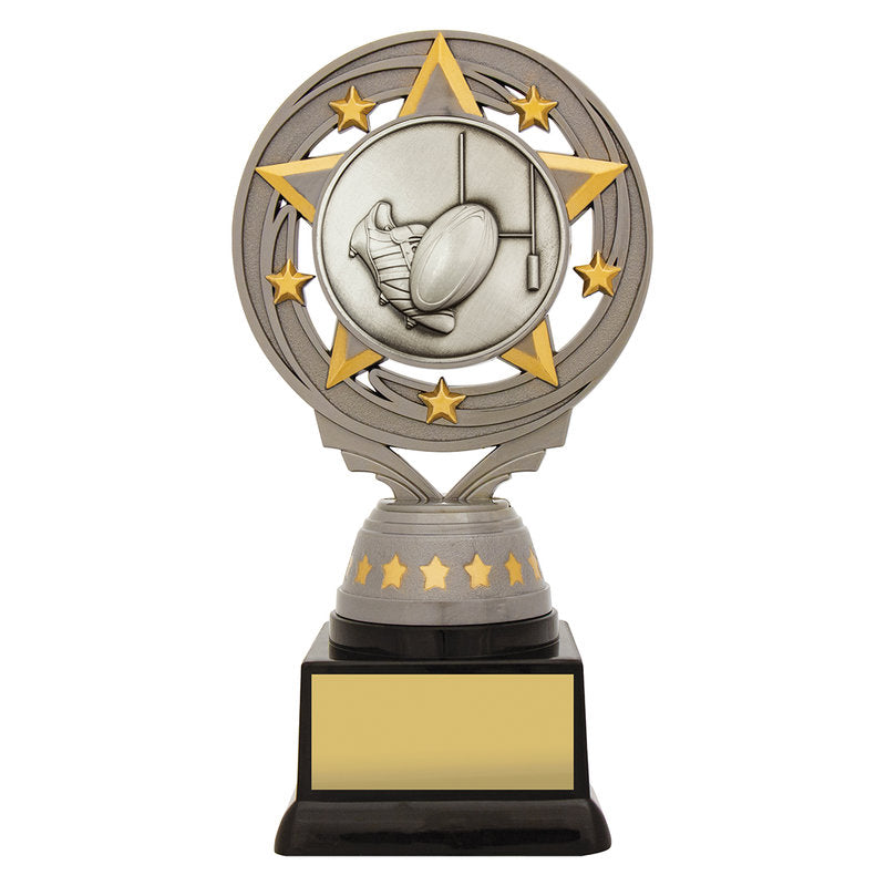 Silver Rugby Torch