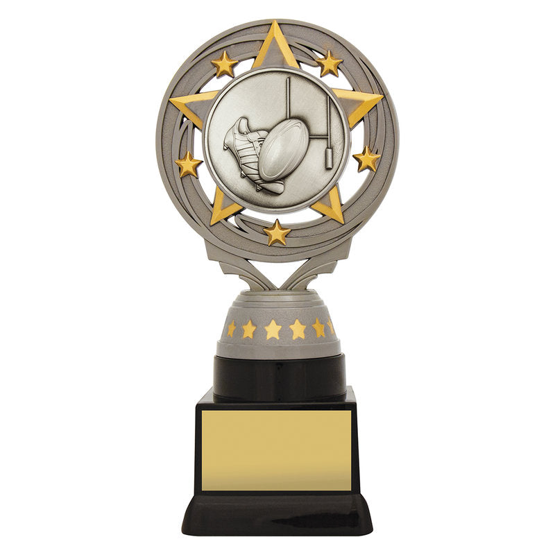 Silver Rugby Torch