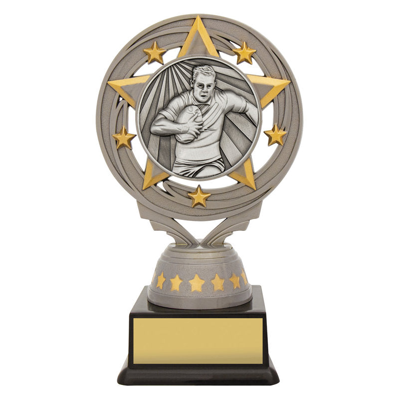 Silver Male Rugby Torch