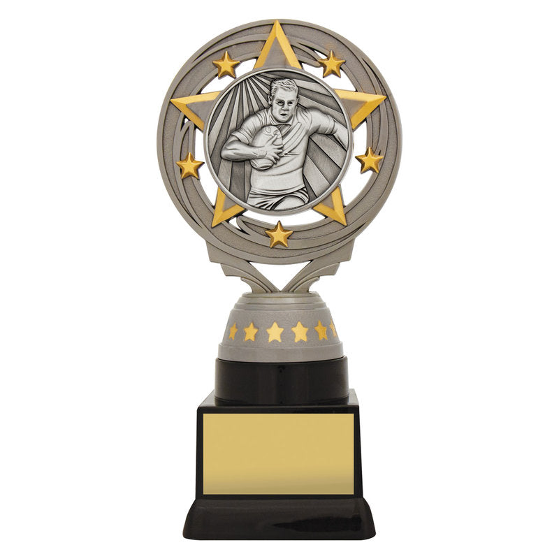 Silver Male Rugby Torch
